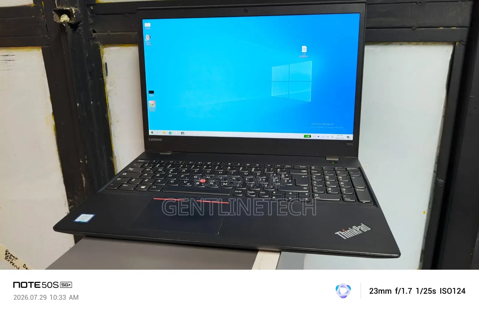Laptop Lenovo ThinkPad T570 8GB Intel Core i7 SSD 256GB