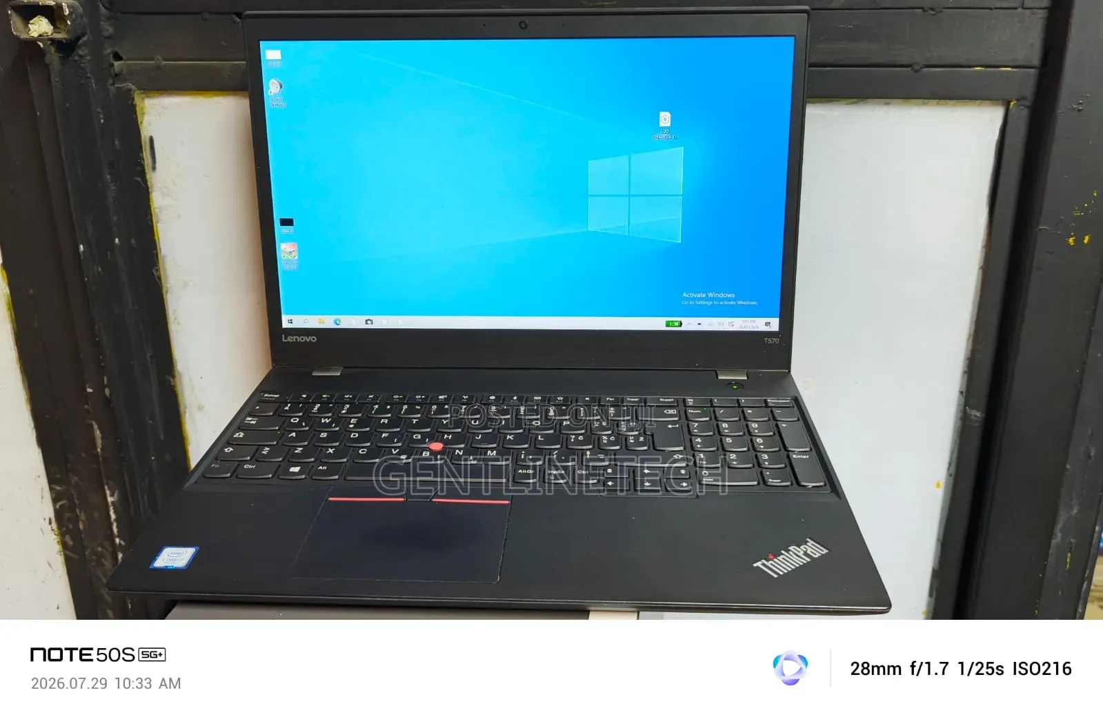 Laptop Lenovo ThinkPad T570 8GB Intel Core i7 SSD 256GB