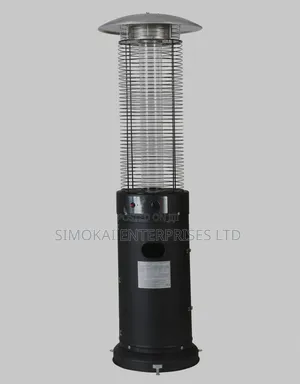 Standing Gas Patio Heater Iron Black Nw 18kG