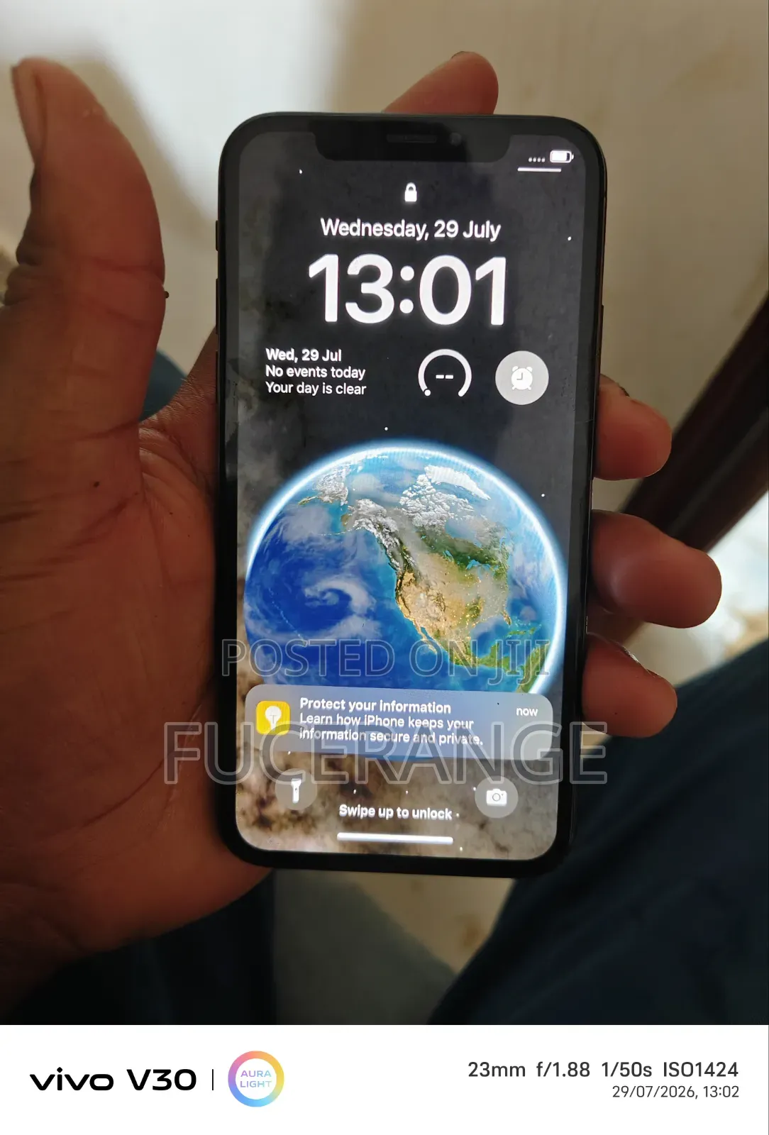 New Apple iPhone X 256 GB Black
