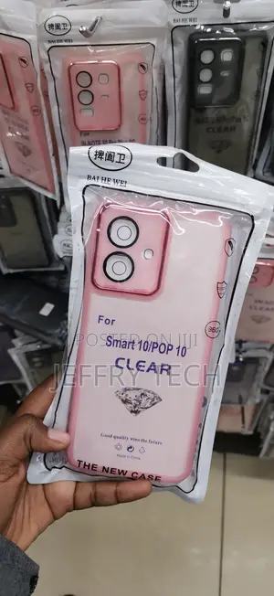 Infinix Smart 10 See-Through Backing Style Cover