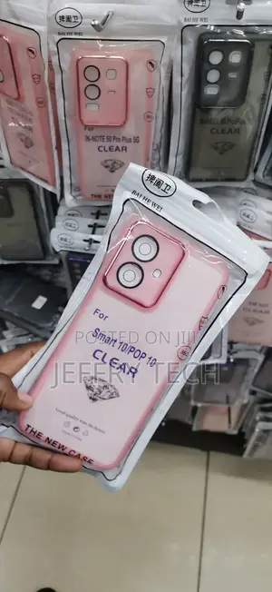 Infinix Smart 10 See-Through Backing Style Cover