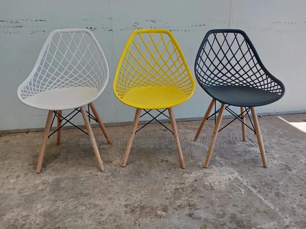 3 Modern Dining Chairs - main view