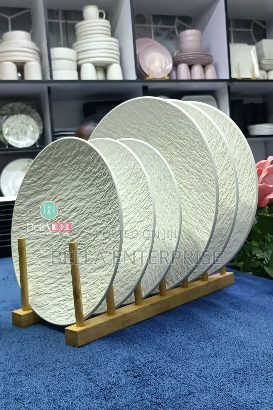 Rock Stone Texture Ceramic Tableware Steak Plate