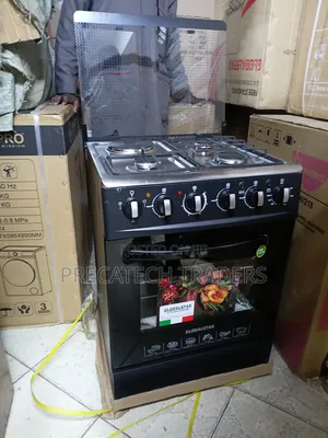 Global Star 3+1 Cooker 60x60 – Black Silver Finish