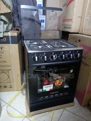 Global Star 3+1 Cooker 60x60 – Black Silver Finish