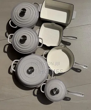 11pc Enamel Cast Iron Cookware Set