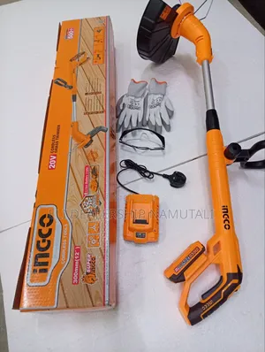 INGCO 20V Battery Powered Grass Trimmer – 300mm Cordless Lawn Cutter