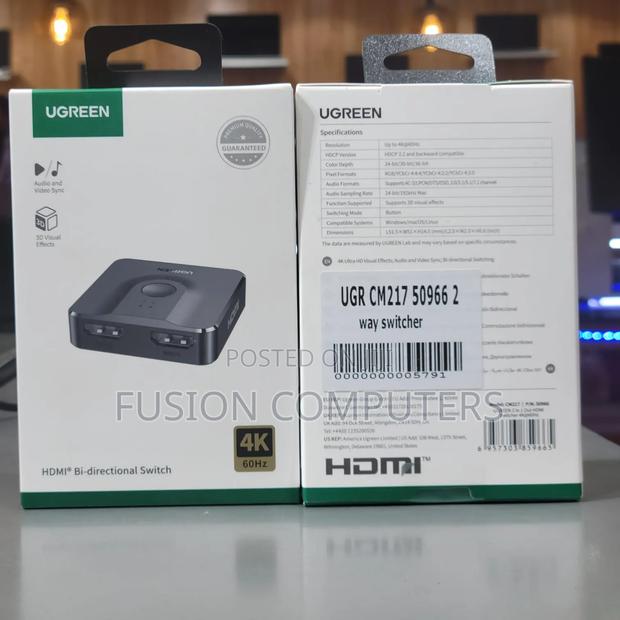 UGREEN CM217 HDMI Switch at 60Hz HDMI Splitter 2 in 1 Out