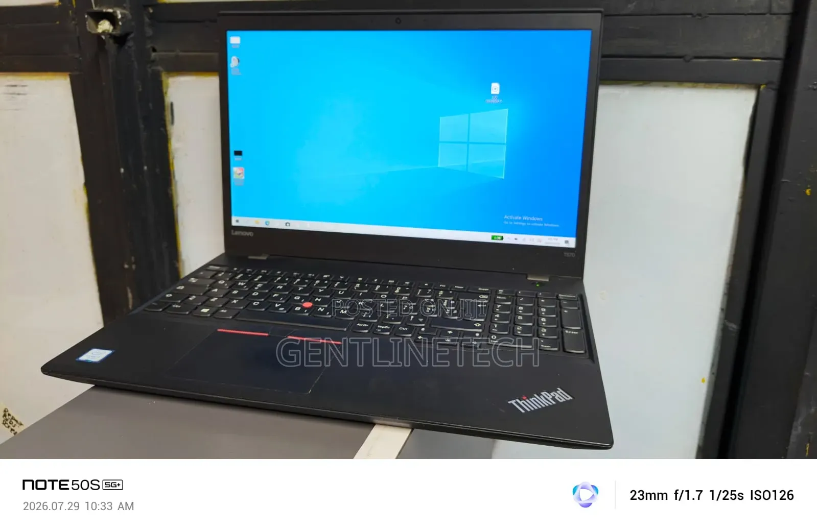 Laptop Lenovo ThinkPad T570 8GB Intel Core i7 SSD 256GB