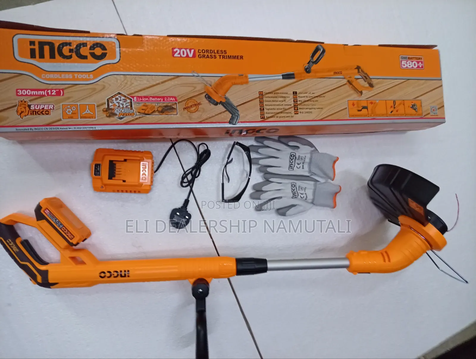 INGCO 20V Rechargeable Brush Cutter – Powerful Garden Trimming Tool