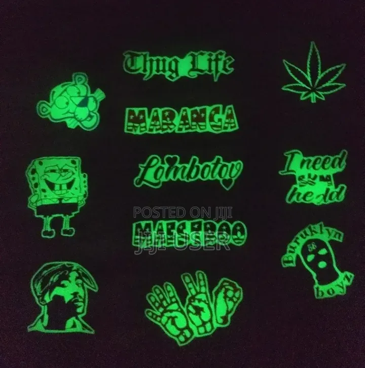 Glow in the Dark Vinyl Decal Stickers