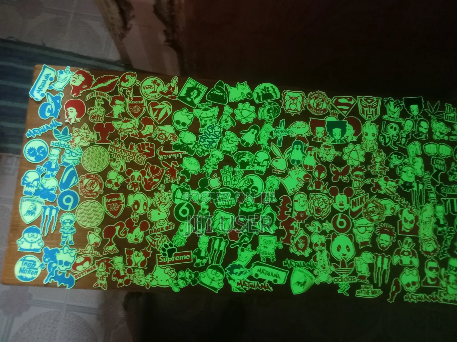 Glow in the Dark Vinyl Decal Stickers