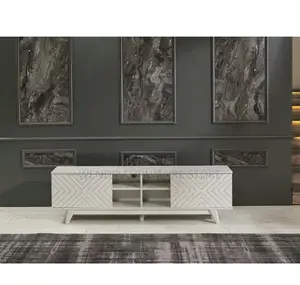Living Room White TV Stands