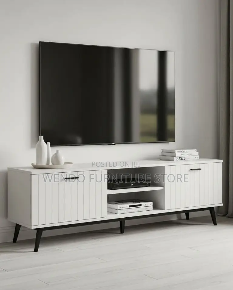 Living Room White TV Stands