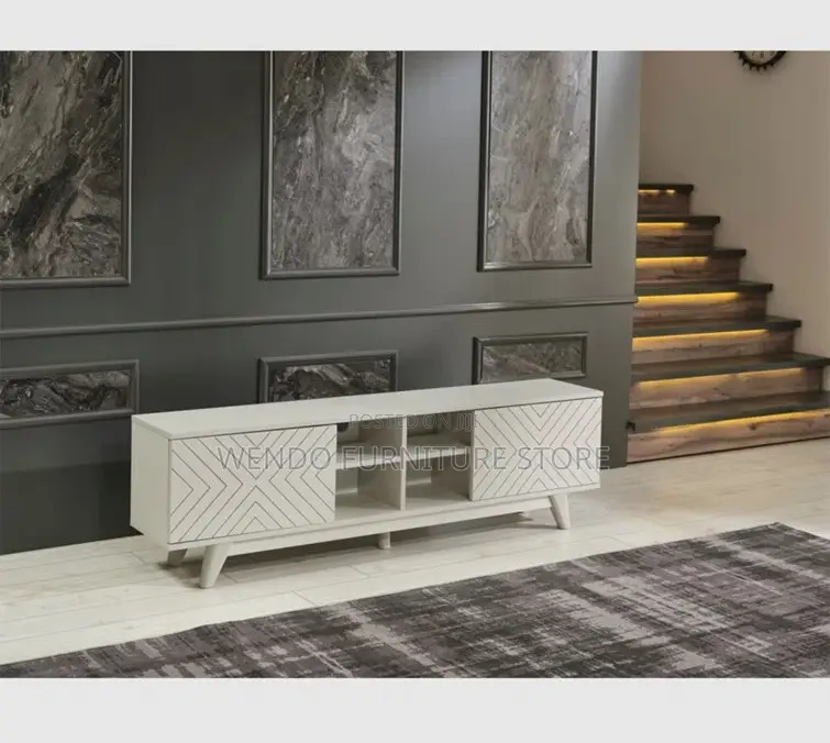 Living Room White TV Stands