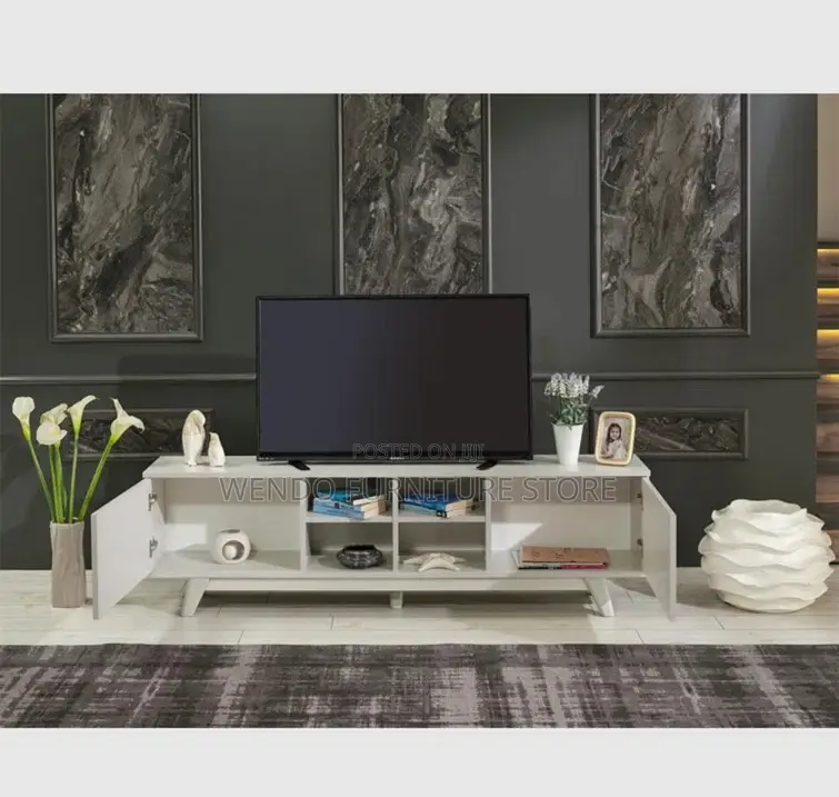 Living Room White TV Stands