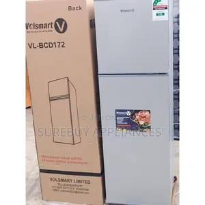 Volsmart 172L Double Door Fridge With 3.5-Star Efficiency