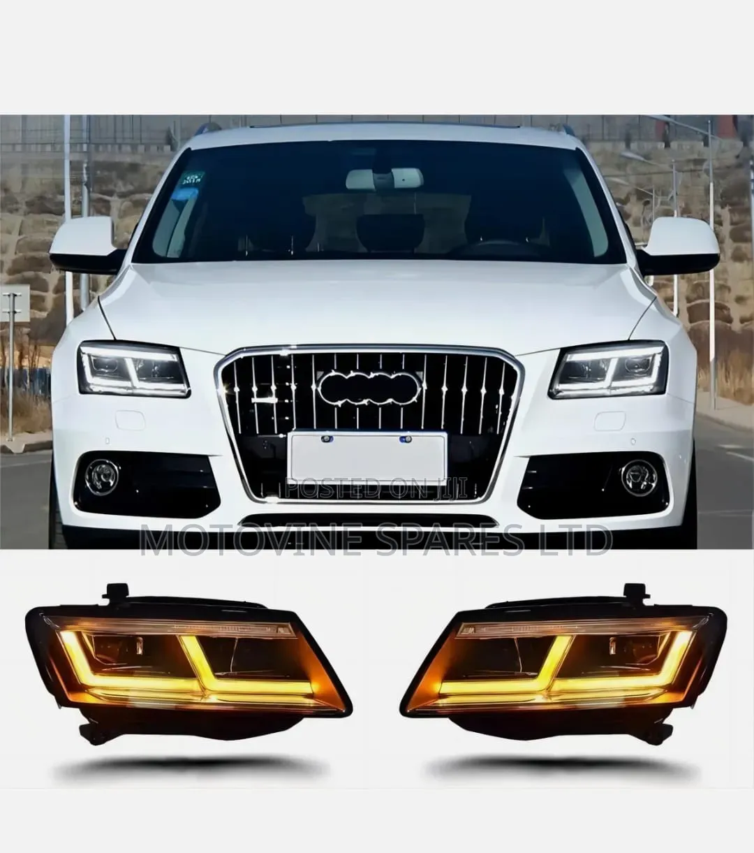 Audi Q5 Aftermarket LED Headlights