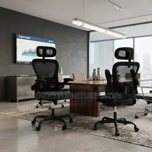 Office Chairs; High Backrest Orthopedic Recliner Fully Fabric Chairs