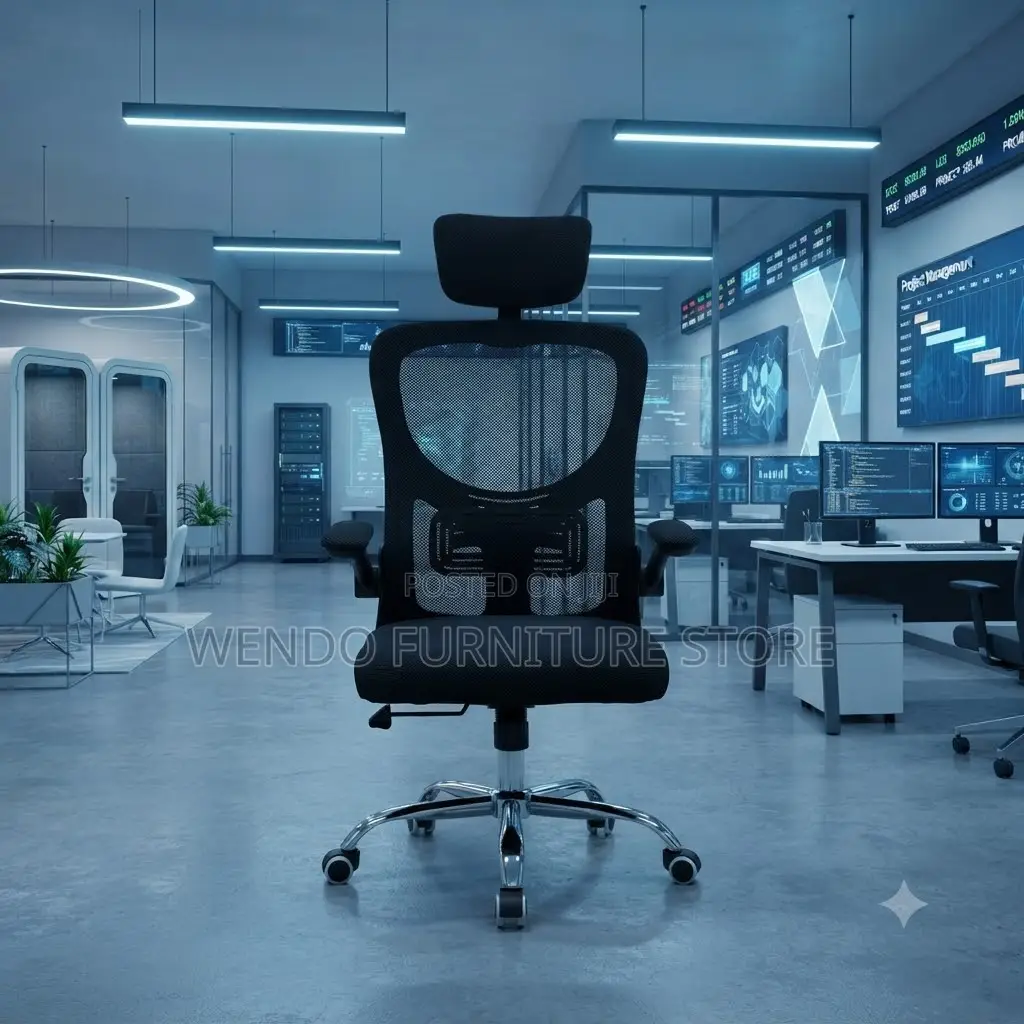 Office Chairs; High Backrest Orthopedic Recliner Fully Fabric Chairs