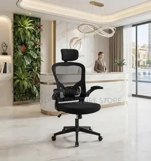 Office Chairs; High Backrest Orthopedic Recliner Fully Fabric Chairs