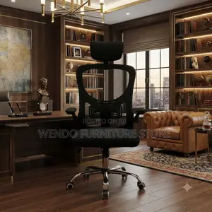 Office Chairs; High Backrest Orthopedic Recliner Fully Fabric Chairs
