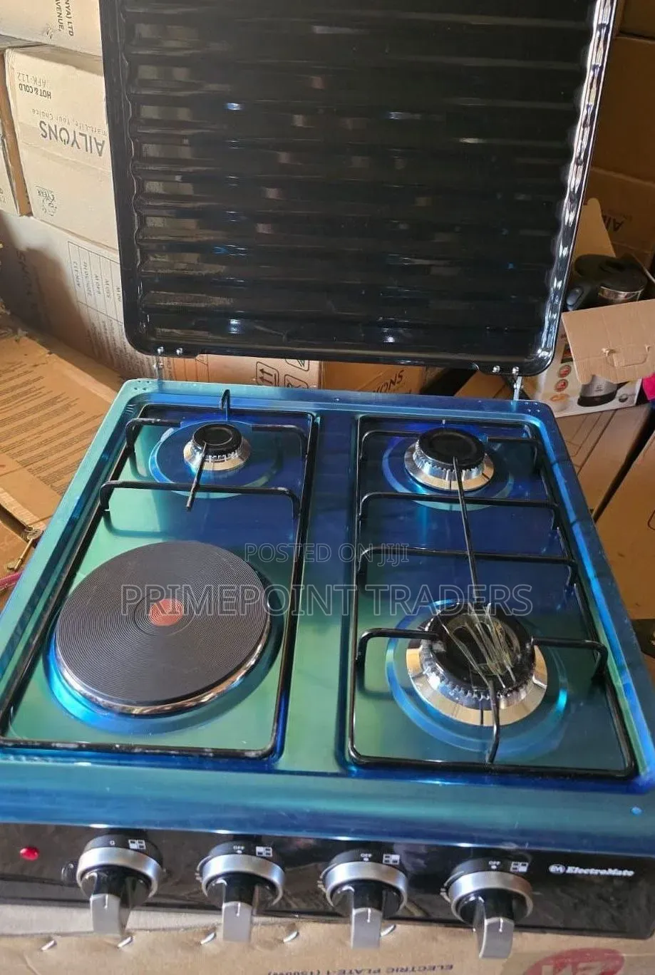 Electromate 3+1 Table Top Cooker – Cook With Gas Electricity