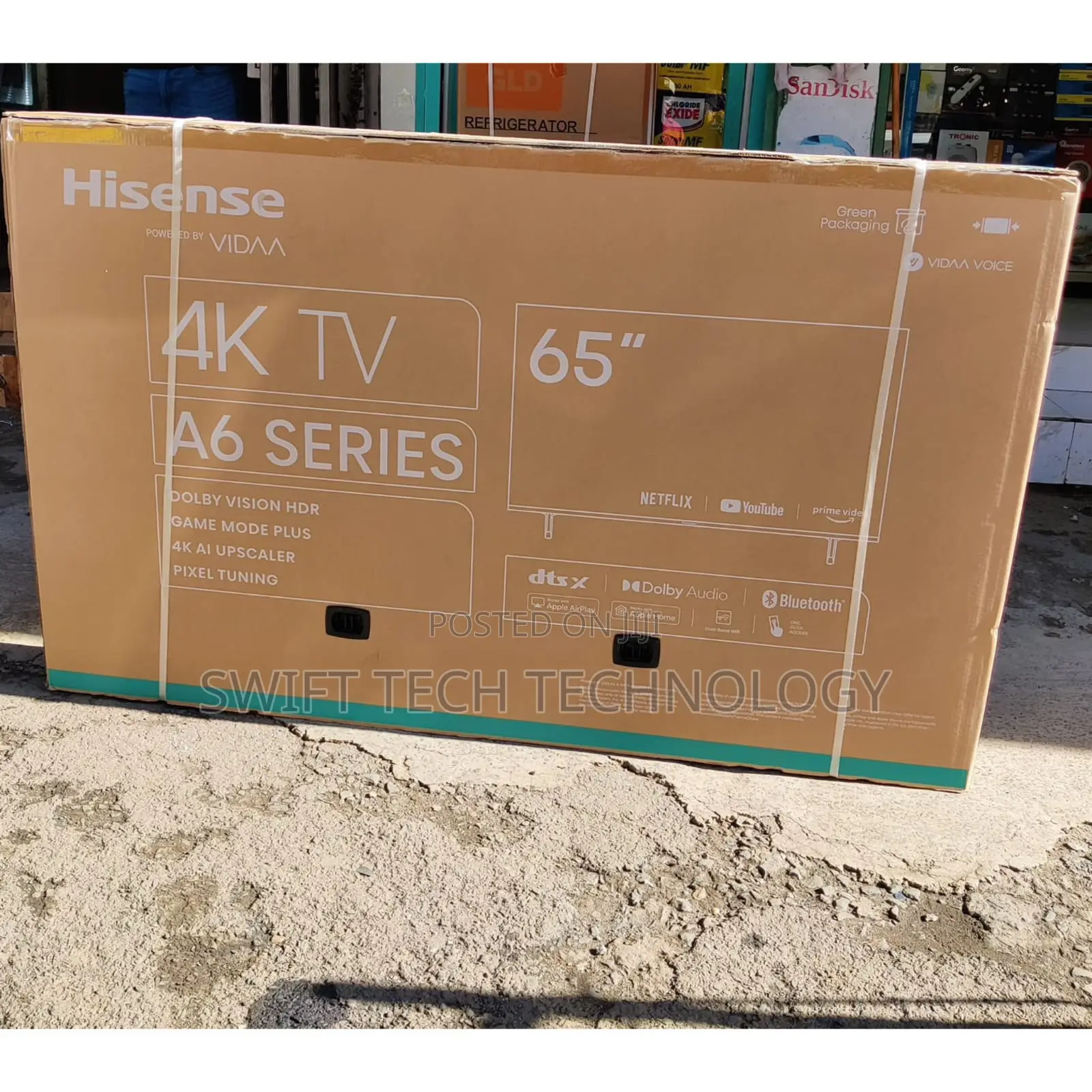 Hisense 65Inches Smart VIDDA A6 Series Frameless TV