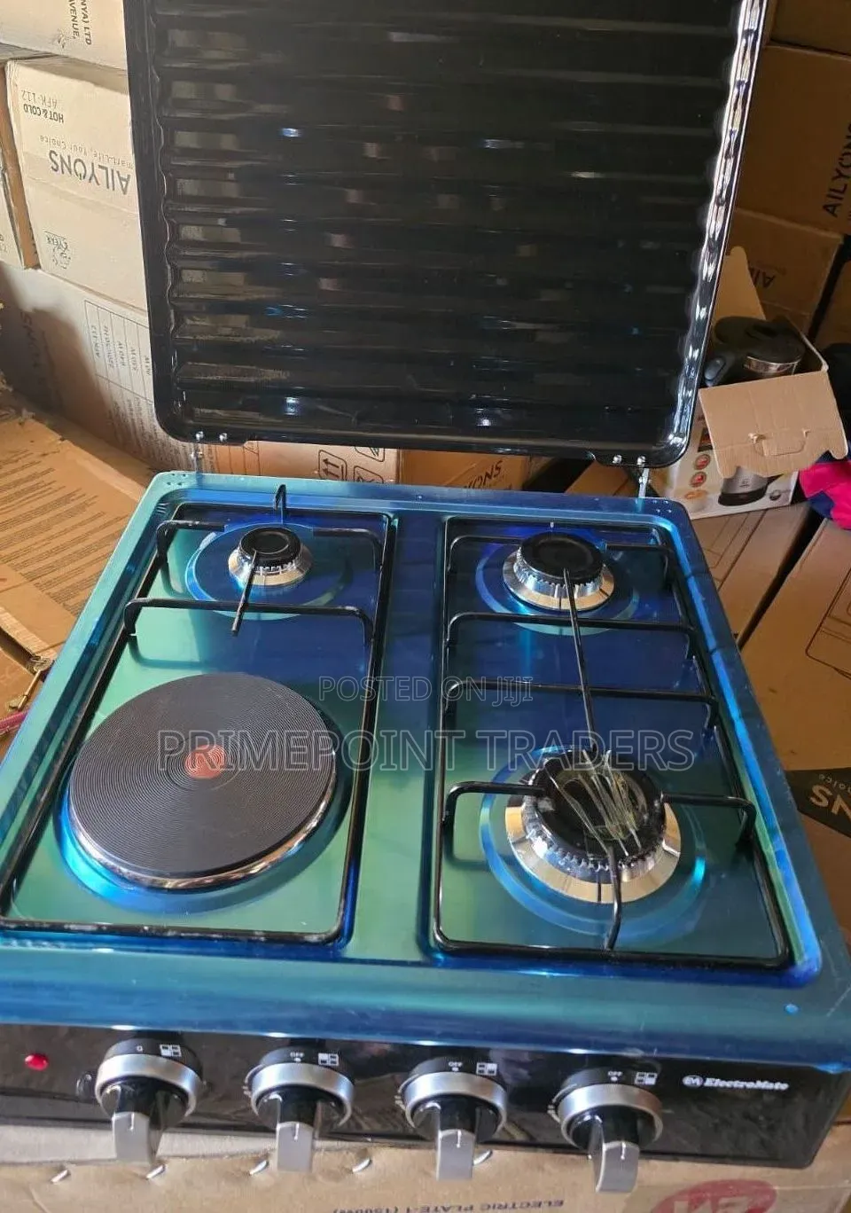 Electromate 4-Burner 3+1 Table Top Cooker – Powerful Versatile