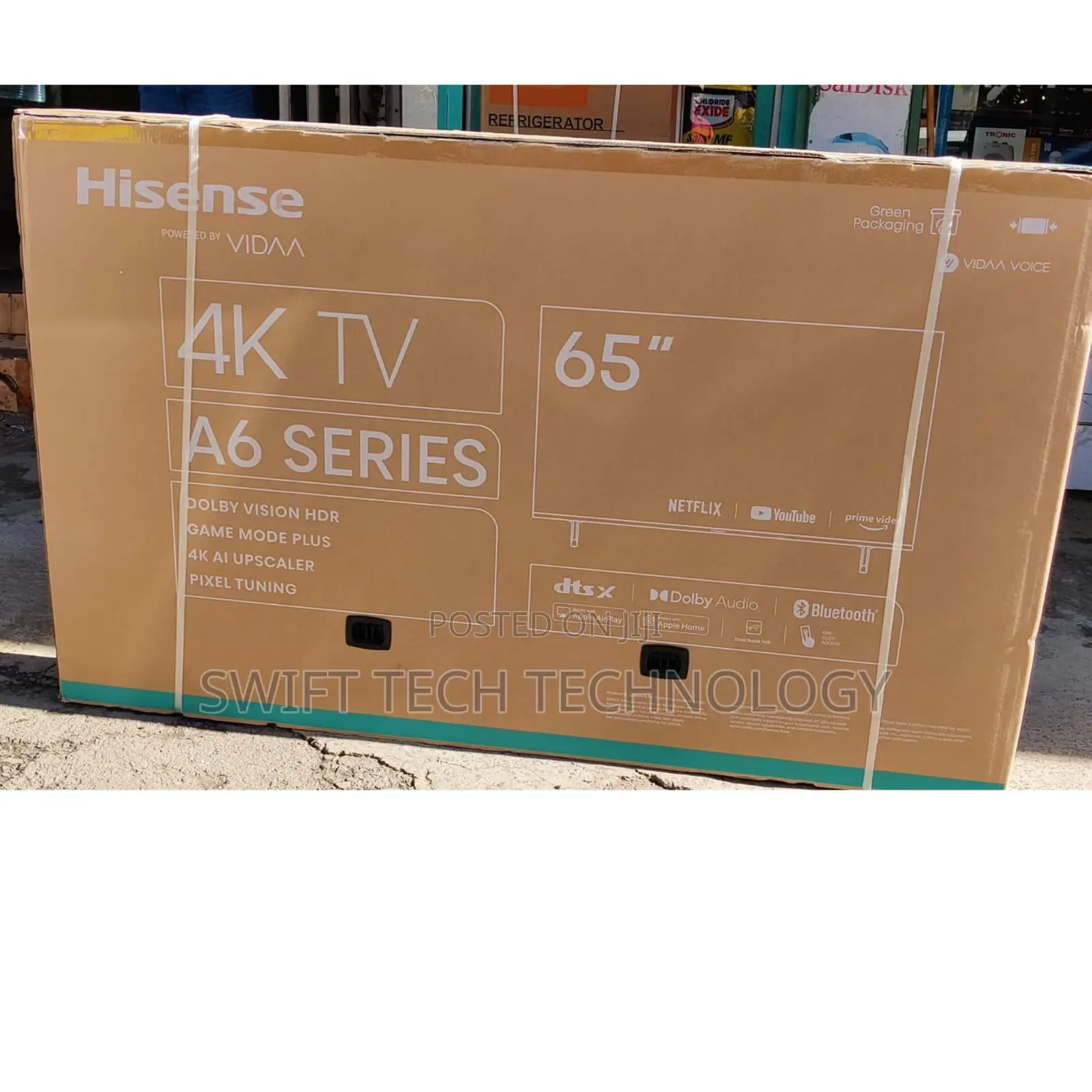 Hisense 65Inches Smart VIDDA A6 Series Frameless TV
