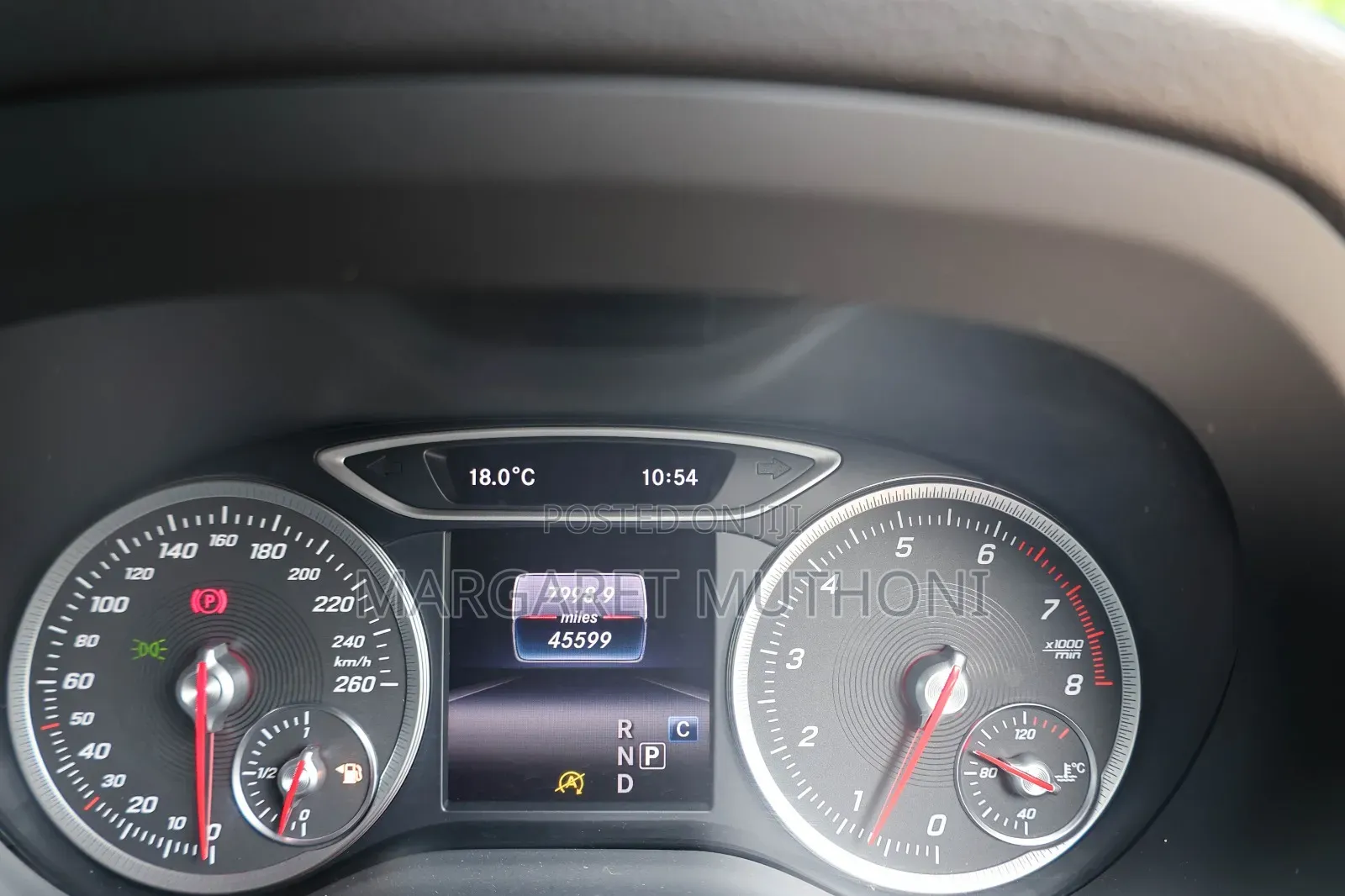 Mercedes-Benz B-Class 2017 Red