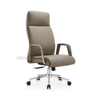 Office Chairs; High Back Leaders Executive Office Leather Chairs