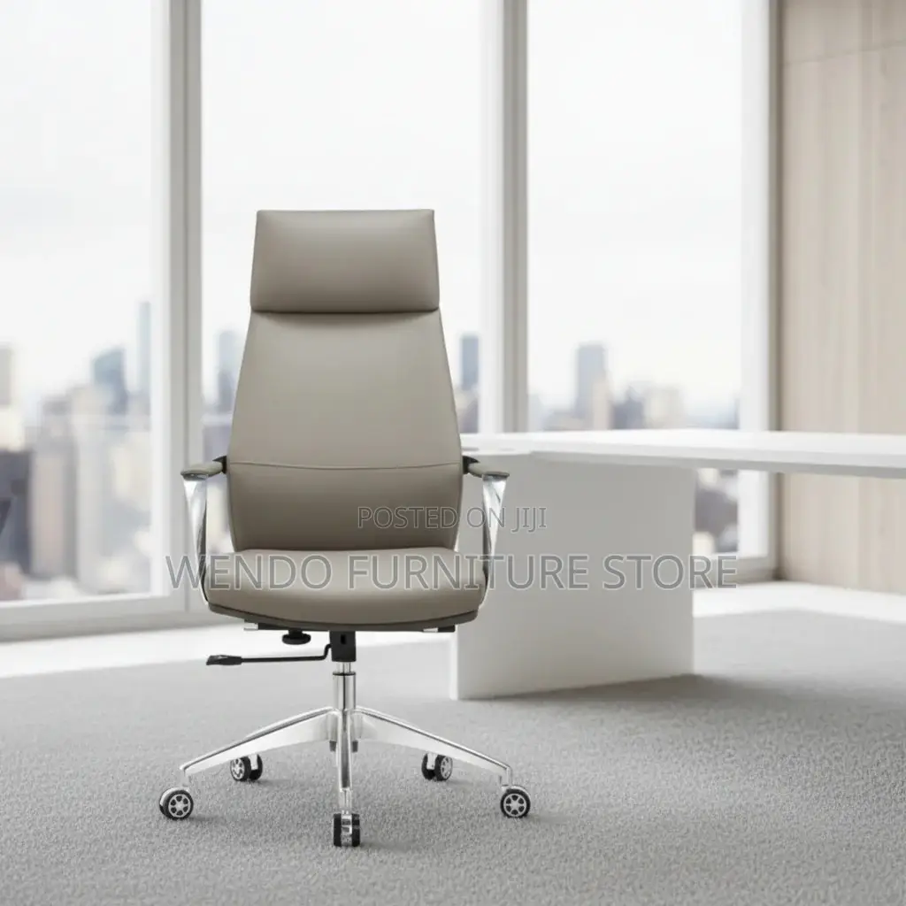 Office Chairs; High Back Leaders Executive Office Leather Chairs