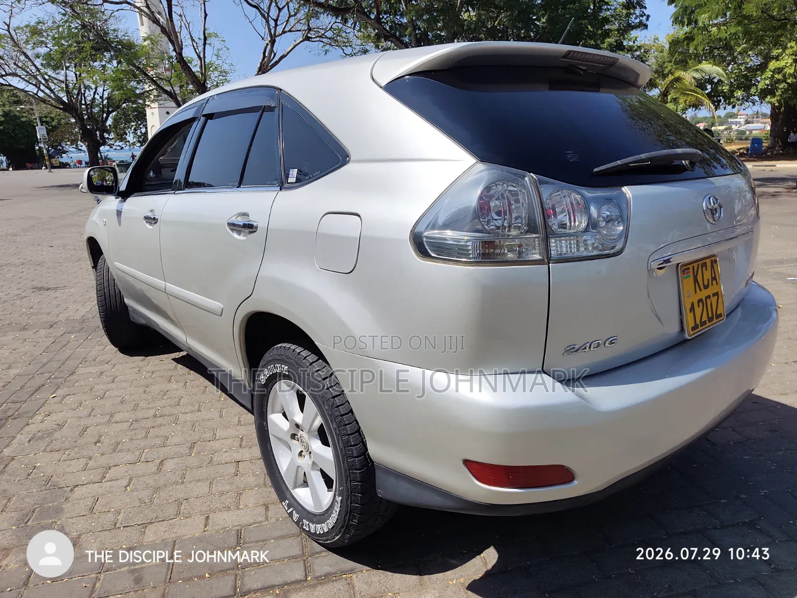 Toyota Harrier 2008 Silver
