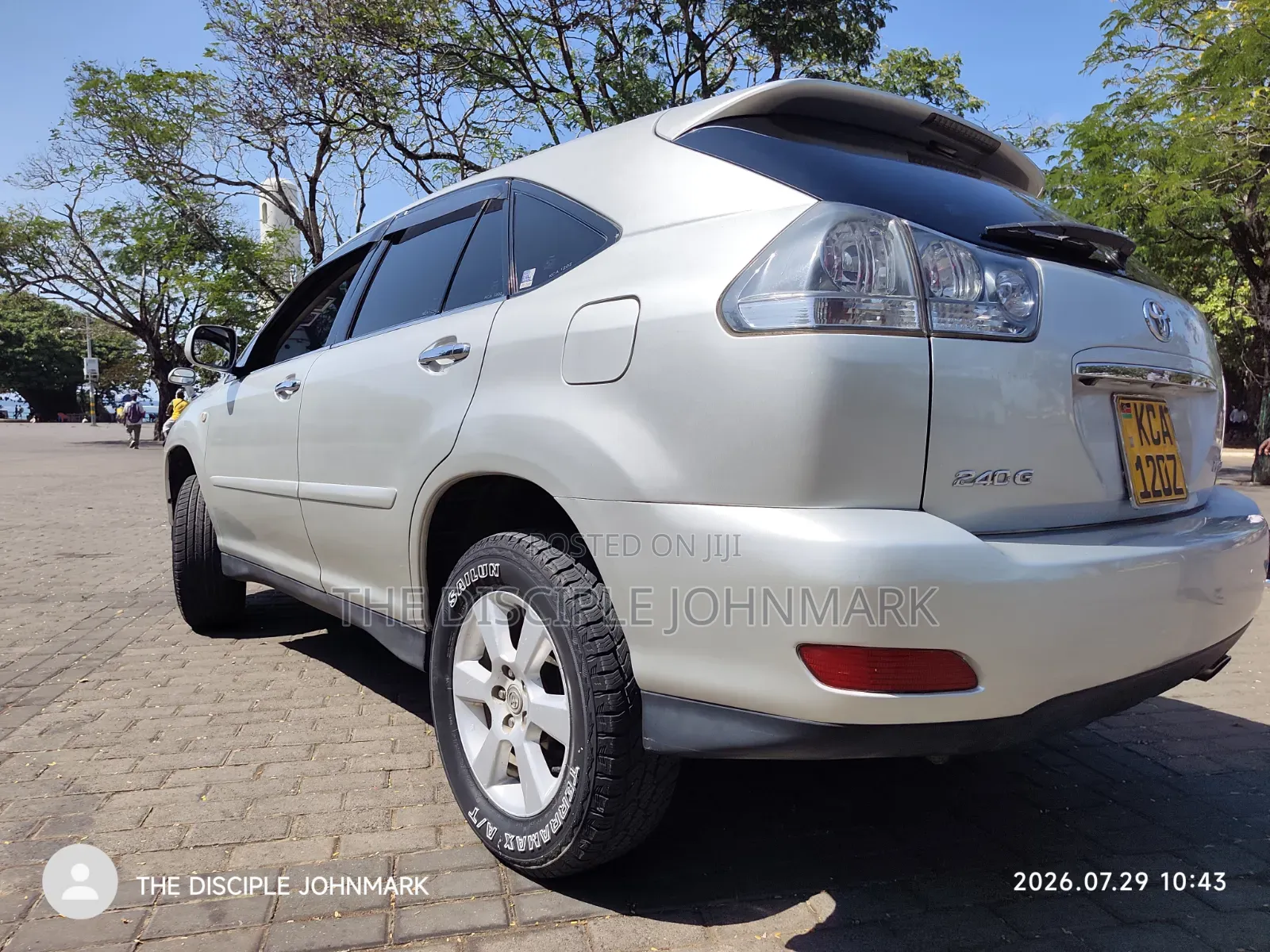 Toyota Harrier 2008 Silver