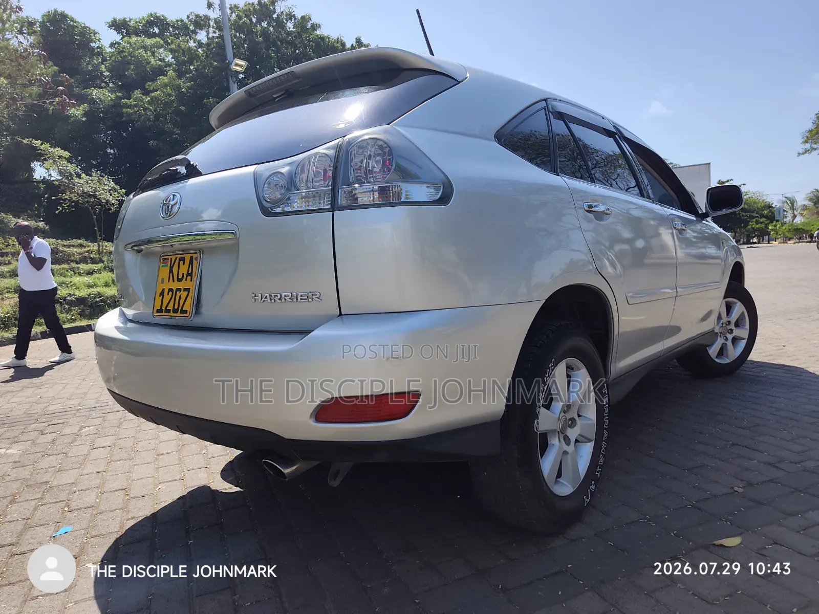 Toyota Harrier 2008 Silver