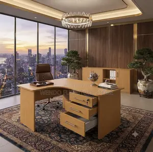 Office Desk; 1.4 Meters Office Curved Modern Reading Desk