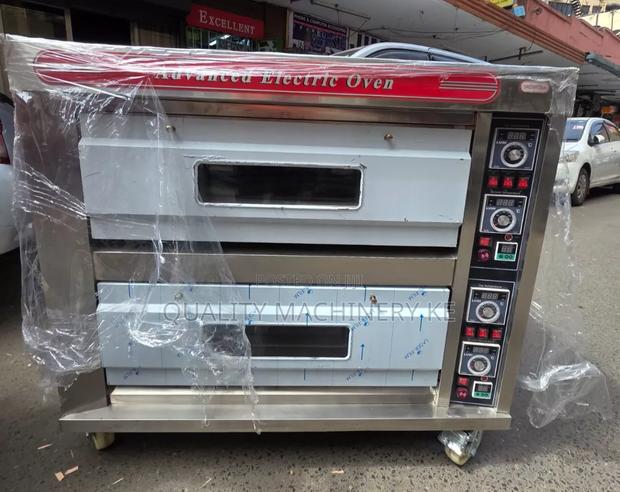Professional Stainless Steel 2deck 4trays Oven 
Three Phase - thumbnail 2