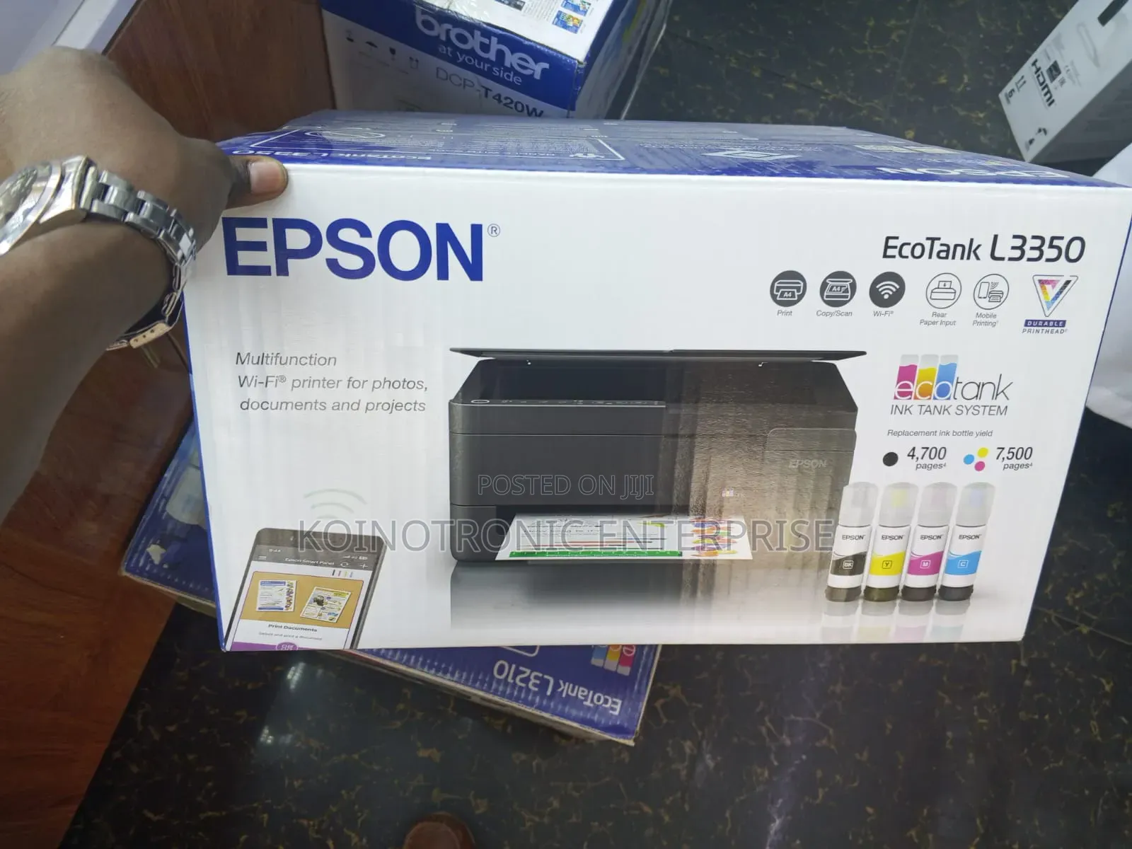 Epson EcoTank L3350 A4 Multifunction Wi-Fi AirPrint Ink Tank Printer