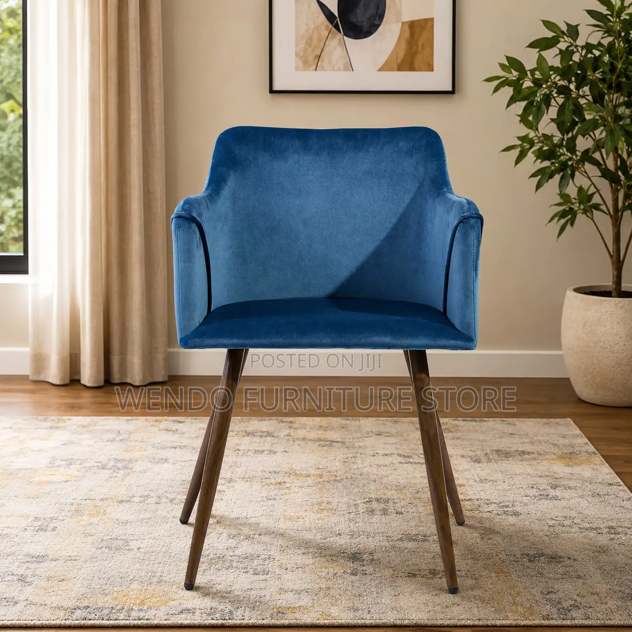 Home Chairs; Fabric Mid-Back Home Outdoor Dining Seats