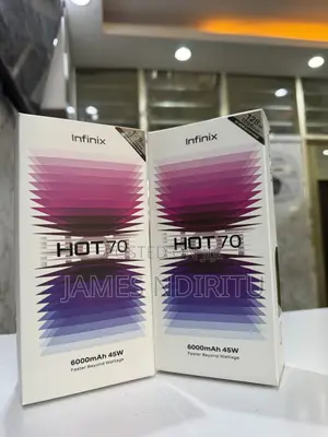 New Infinix Hot 70 128 GB Black
