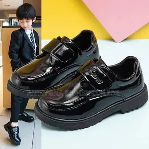 Kids Wetlook School Shoes 27-38