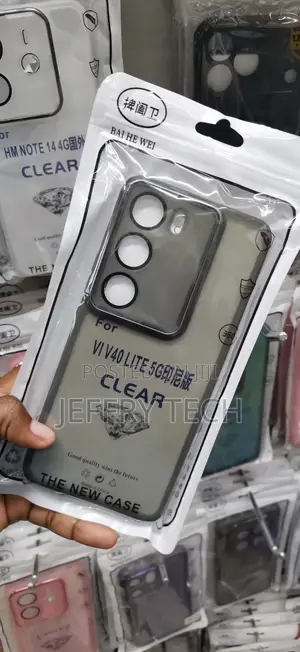 Clear Matte Shockproof Phone Case for the Vivo V40 Lite 5G