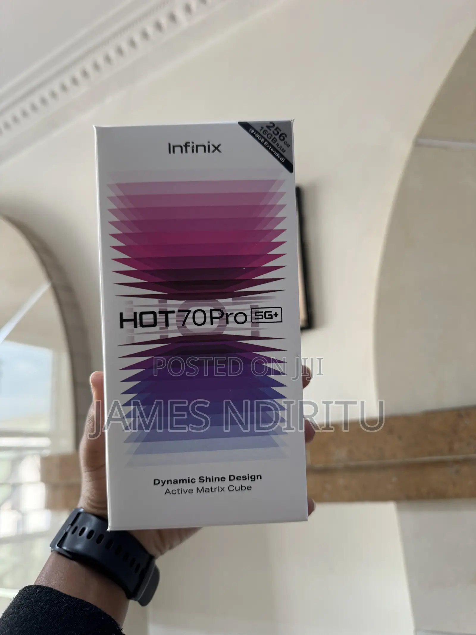 New Infinix Hot 70 Pro 5G+ 256 GB Black