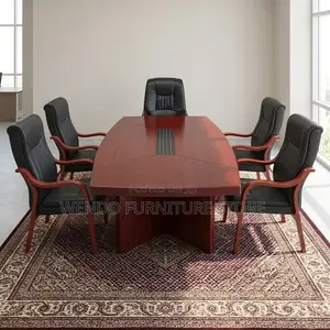 Boardroom Table; 3 Meters Executive Mahogany Wooden Meeting Table