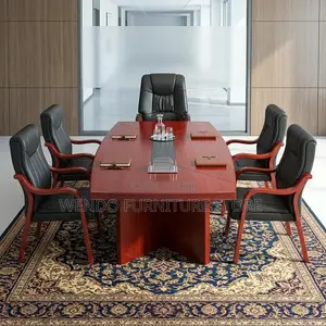 Boardroom Table; 3 Meters Executive Mahogany Wooden Meeting Table