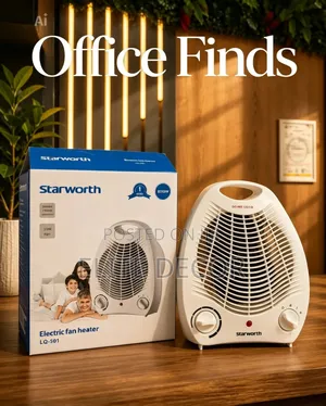 Starworth LQ-501 2000W Electric Fan Heater – Fast Room Warmer