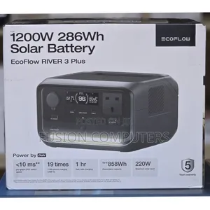 New Ecoflow Delta 3 Plus Portable Power Station 1024wh 1800w AC Output