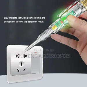 Voltage Tester Pen Power Brightness LED Light Electrical Screwdriver